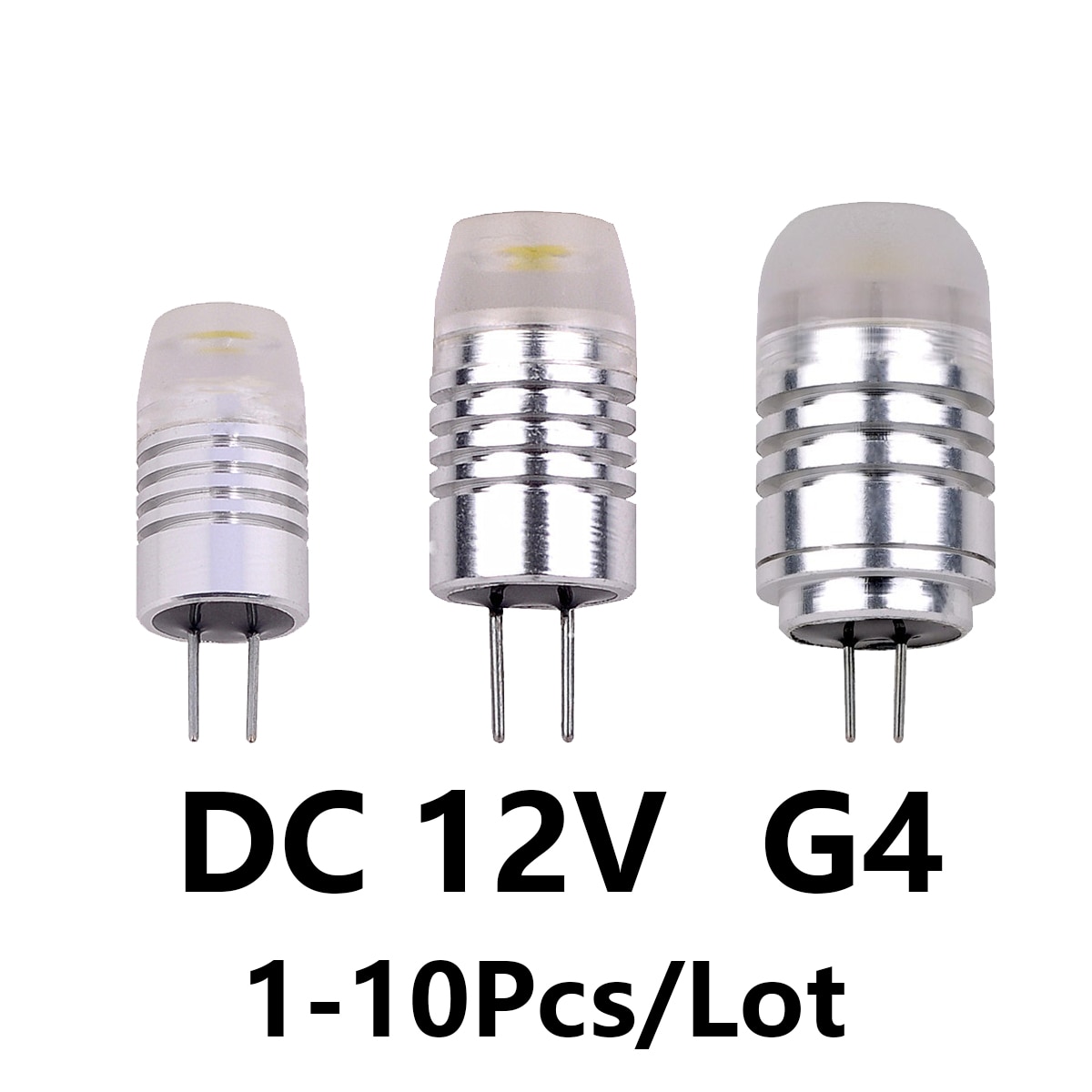 LED ̴ G4 COB ڵ , 2W 3W ȿ Ʈκ, DC/AC 12V, ũŻ 鸮, ֹ,  ȭ, 1-10 